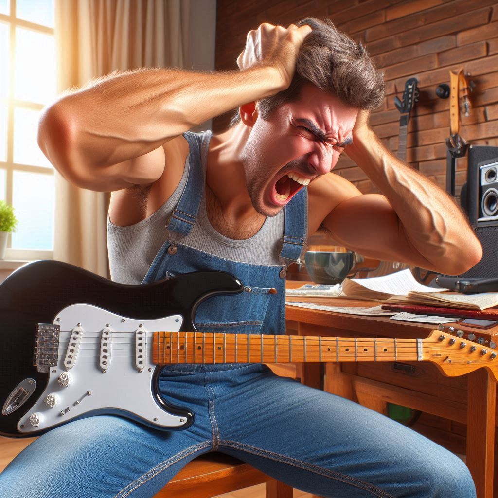 a frustrated guitarist